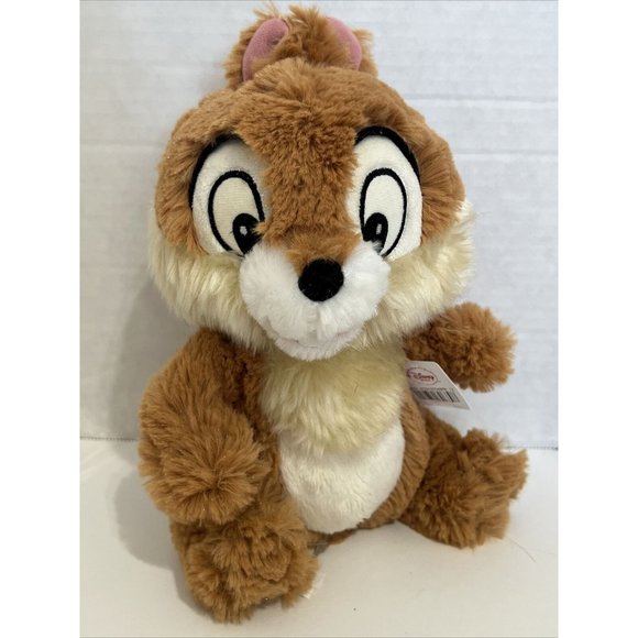 Chip & Dale CHIP the Chipmunk- 9" Tall Disney Store Plush - Classic Plush Figure - Picture 1 of 12